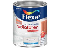 Flexa - Mooi Makkelijk Radiatoren Zijdeglans - Vleugje Aarde - Mengverf - 0.75 L