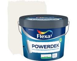 Flexa - Powerdek Muren & Plafonds - Gebroken Wit / Ral 9010 - 2,5 L