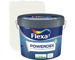 Flexa - Powerdek Muren & Plafonds - Verkeerswit / Ral 9016 - 10 L