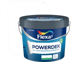 Flexa - Powerdek Muren & Plafonds - Wit - 2,5 L