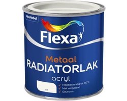 Flexa - Radiatorlak Acryl - Wit - 250 Milliliter