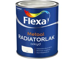Flexa - Radiatorlak Alkyd - Wit - 750 Ml