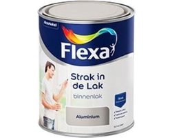 Flexa - Strak in de Lak - Watergedragen Zijdeglans Aluminium 1 L