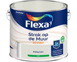 Flexa - Strak op de Muur Binnen Muurverf Mat - Kleigroen - 2.5 L