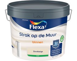 Flexa - Strak op de Muur Binnen Muurverf Mat - Zandbeige - Mengverf - 10 L