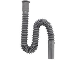 Flexibele en uitbreidbare afvoerslang voor keukengootsteen en wastafel Corrosiebestendig Eenvoudige installatie en verstelbaar Compatibel met wasmachine en vaatwasser