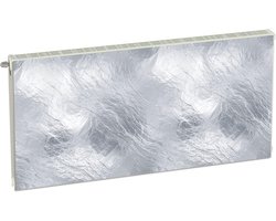 Flexibele Magnetische Radiator Bekleding Grijze Textuur 120x60 cm - Warmtebestendige Afdekmat