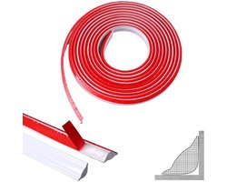 Flexibele Sierlijst - Zelfklevend - 8 m - Wit - TPE