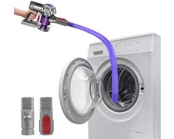 Flexibele stofzuiger spleetmondstuk geschikt voor Dyson V6, V7, V8, V10, V11, V12, V15, slangverlenging voor Dyson accessoires, stofzuiger, reserveslang, droger, ontluchtingspluisjes verwijderen, 85 cm
