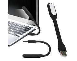 Flexibele USB LED Lamp I Draagbare USB LED-leeslamp I USB Licht I Laptop Leeslamp I Leeslicht I Zwart