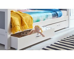 Flexworld Opbergladen voor Kinderbed en Sofabed - Wit - Set van 2