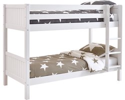 Flexworld Stapelbed Puck - 90 x 200 cm - wit