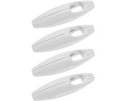 Flightmode - Rolgordijn Gewichten - 4 Stuks Witte Accessoires voor Raamdecoratie