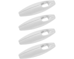 Flightmode - Rolgordijn Gewichten - 4 Stuks Witte Accessoires voor Raamdecoratie