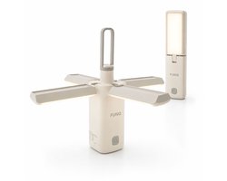 FlinQ Oplaadbare Tafellamp/Zaklamp - 6 verlichtingsmod met SOS - 360° verlichting - 4 verstelbare lichtpanelen - Kampeerlamp - Tentlamp - Campinglamp - Powerbankfunctie - - Oplaadbare LED Zaklamp - Handig voor in noodpakket