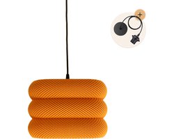 Flint-Oranje-Hanglamp-24x24x18cm