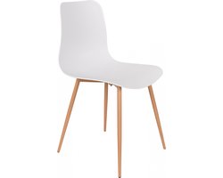 Fliz Lifestyle Leon Stoel - Wit - Set van 2