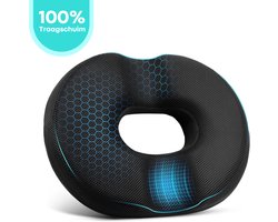 FLOOQ Orthopedisch Zitkussen Traagschuim Donutvorm - Rond