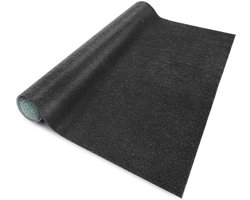 FLOORDIREKT Gazontapijt Farbwunder - Antraciet - Ideaal voor Balkon en Terras - 100 x 450 cm