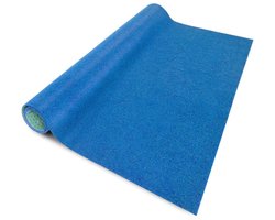 FLOORDIREKT Gazontapijt Farbwunder - Blauw - Ideaal voor Balkon en Terras - 100 x 650 cm