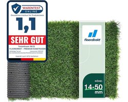 FLOORDIREKT Kunstgras - Terraza - Grastapijt voor binnen en buiten - 18 mm - 200 x 100 cm