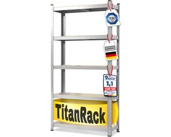 FLOORDIREKT Rekken voor Zwaar Gebruik - Titan Rack - Opbergrek - Verzinkt - 180 x 90 x 60 cm
