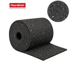 Floordirekt Terraspad op rol – Rubbergranulaat onderlegger voor vlonderplanken – 25 m × 8 cm × 5 mm