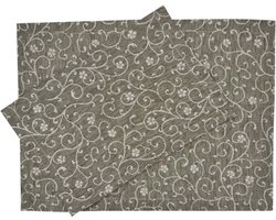Flora placemat walnut set van 5
