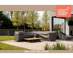 Florance Lounge set hoes - L-vorm - afmeting 250x90x25/90x70cm - 2 jaar garantie