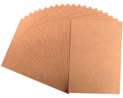 Florence Kraftpapier - Hobby Papier - Bruin - A4 - 300 g - 20 vellen