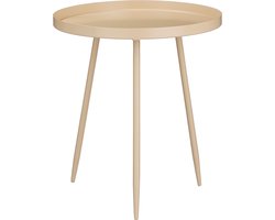 Flores side table beige - h43,5xd40cm