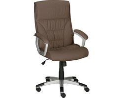 Flori-Bureaustoel - Taupe PU