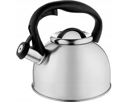 Florina Silia fluitketel geborsteld RVS zilver 2.5 Liter - waterketel - geschikt voor alle warmtebronnen