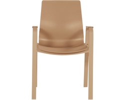 Flow Dining Stoel | Cappucino | 57 x 56,5 x 90 cm
