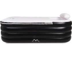 FlowMotion Opblaasbaar ligbad met afdekhoes - Inclusief pomp en opbergtas - Ligbad - Zitbad - Zwembad - Opblaasbare badkuip - Opblaas bad - Bathtub - Jacuzzi - Opvouwbaar bad - Badkuip