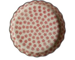 Floz Design aardewerk quichevorm - stenen taartvorm - klassiek model - fairtrade