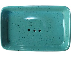 Floz Design zeephouder shampoobar - zeepbakje aardewerk groen - fairtrade en vegan