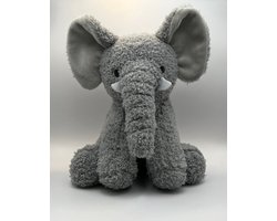 Fluffica Fluffy Olifant - Knuffel - Grijze Droomvriend - Kinder Speelgoed