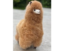 Fluffy Alpaca- Stress Relief - Hazelnut- 32 cms