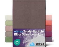 Fluffy Fitted Sheet 140x200-160x200 cm - 80% Cotton, Oeko-Tex Certified, Warm and Soft Surface