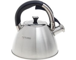 Fluitketel - 2.0 l waterkoker voor inductie gas en elektrisch fornuis zilver - Eligio