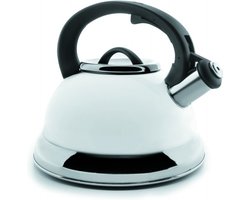 Fluitketel 2,5 liter - Roestvrijstaal Wit