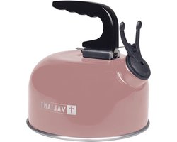 Fluitketel - Draagbare Camping Fluitketel - Roze - Aluminium - 1,0 liter