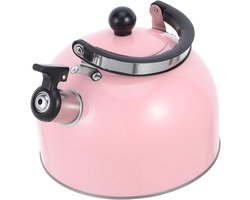 Fluitketel - Waterkoker Ketel - Water Koken - Opvouwbare Handgreep - 22.50X19.50X18.00CM - Roze