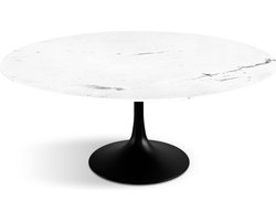 Flute Eettafel Wit Marmer Ovaal