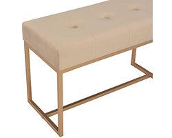 Fluwelen Bank Beige voor Woonkamer en Hal