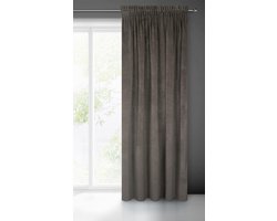 Fluwelen gordijn - elegant design - 1 stuk - 140 cm breed - 270 cm hoog - 100% polyester