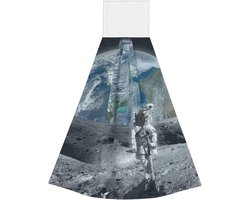 Fluwelen Handdoek - Zachte Doek - Buitenactiviteiten - Handig Ophangsysteem - 45 x 36 cm - Zwart