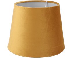 Fluwelen Lampenkap - Zachte Kappen - Tafellamp Vloerlamp - Handgemaakt Luxe Design - 24x20cm - Goudkleurig