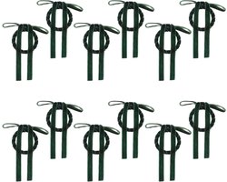 Fluwelen servetringen met groene vintage strik, herbruikbare tafelringen voor Kerstmis, bruiloften en feestdecoratie, elegant en stijlvol